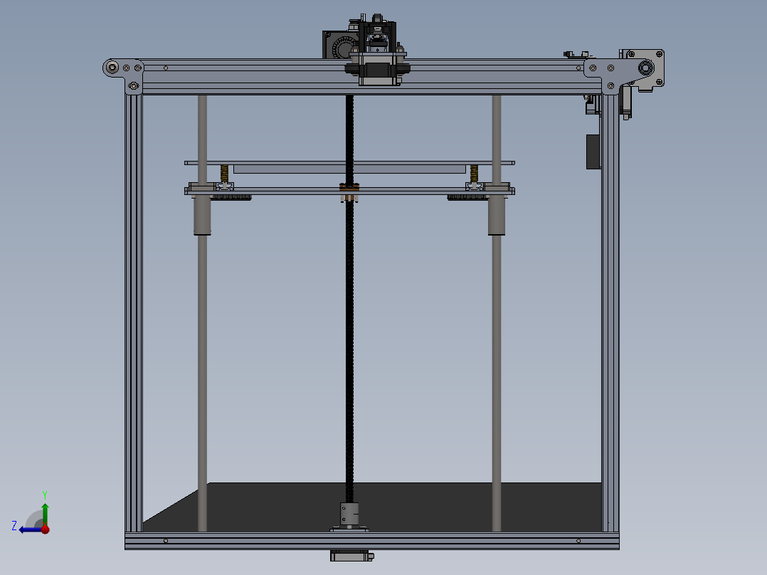 创想三维（Creality）打印机右视图