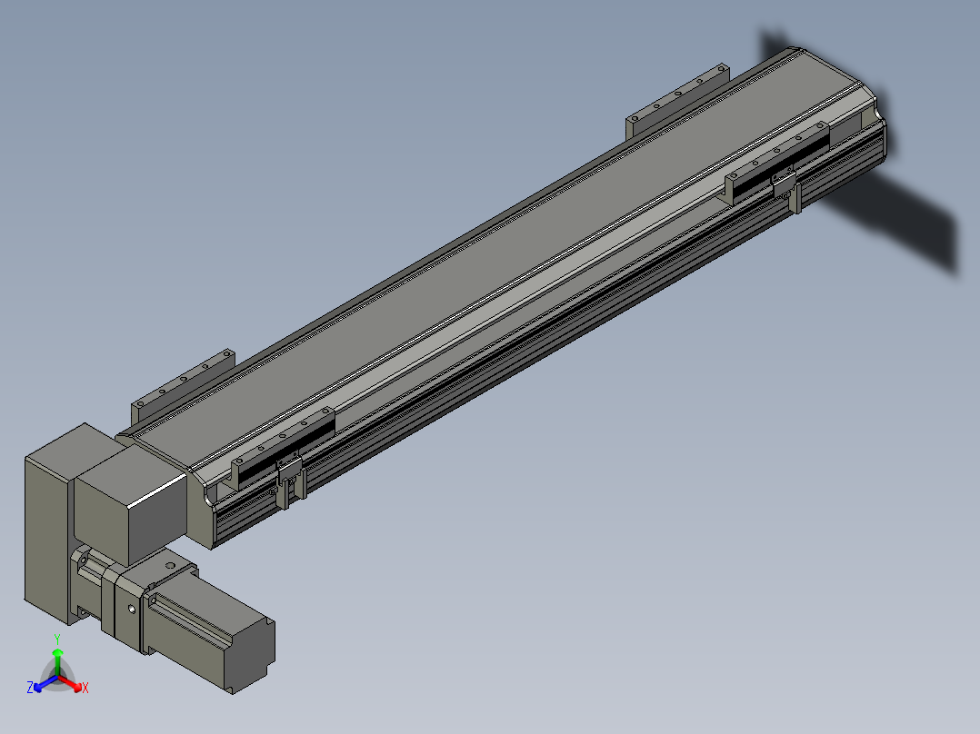直线模组LHB17-L40-S750-LD设计图纸