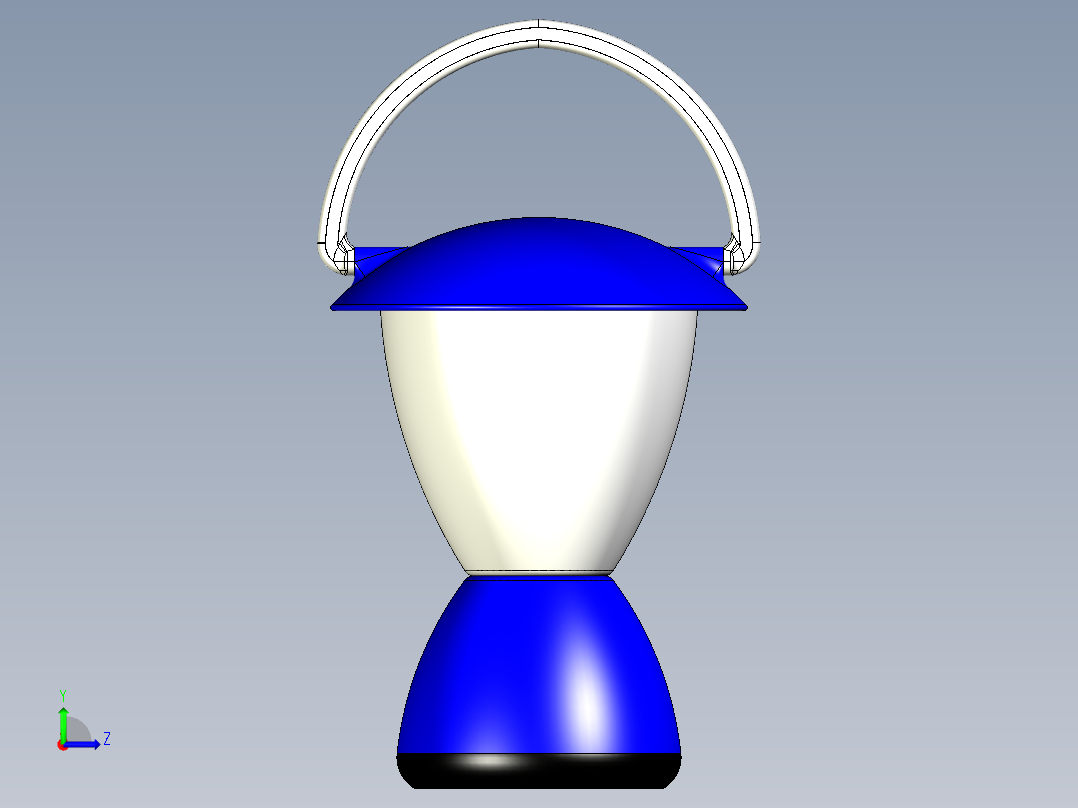 地球仪户外野营LED灯左视图