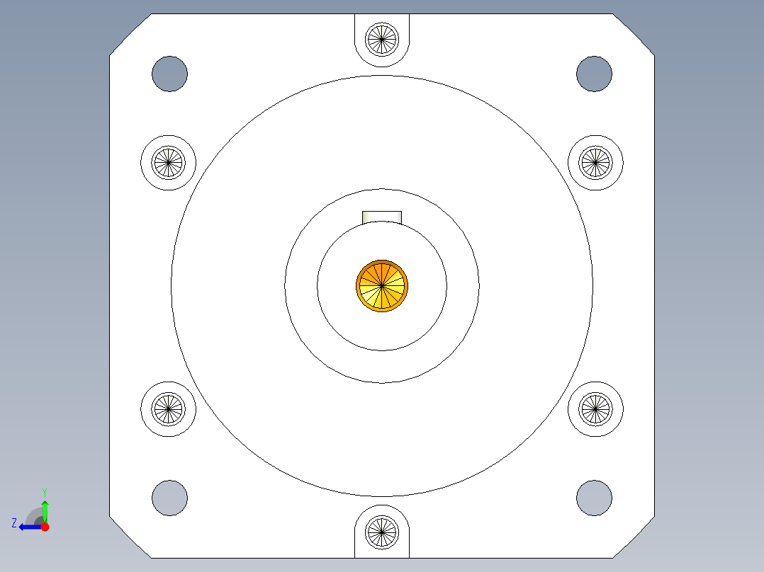直齿PLF160-L1 22-110-145-M8.stp右视图