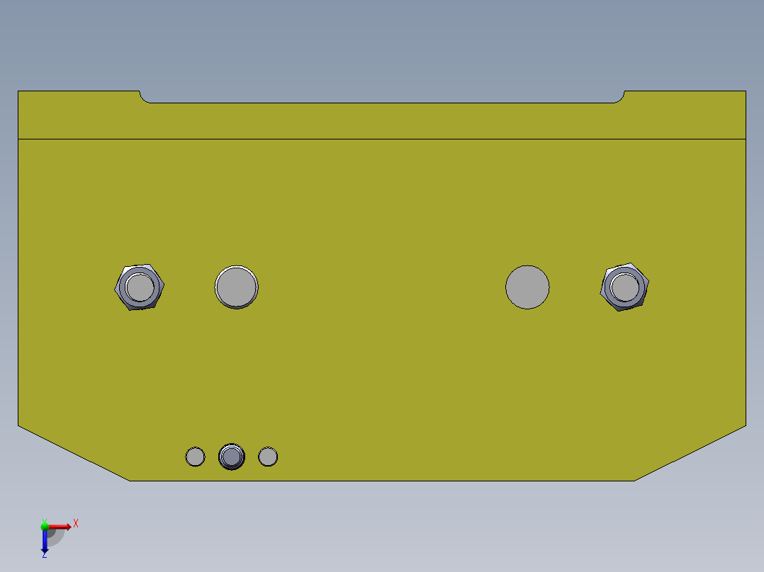 CA6140车床拨叉[831007]工艺及钻M8螺纹孔夹具设计三维SW二维CAD说明书俯视图