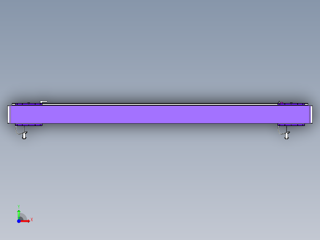 威洛博VL系列直线电机模组-2VL14S3-S1800前视图