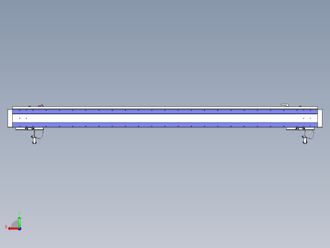 威洛博VL系列直线电机模组-2VL14S3-S1800后视图