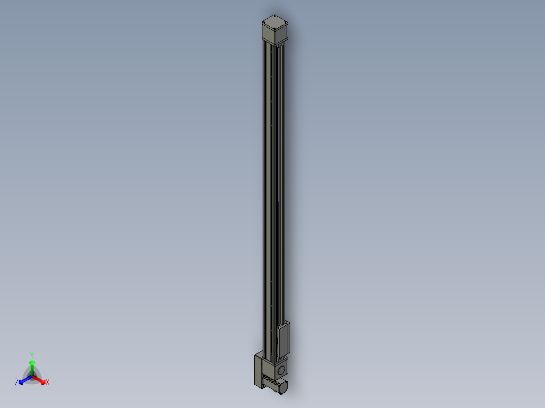 欧规系列-GB8-L96-S1700-BL-P40-MS3正等轴测图