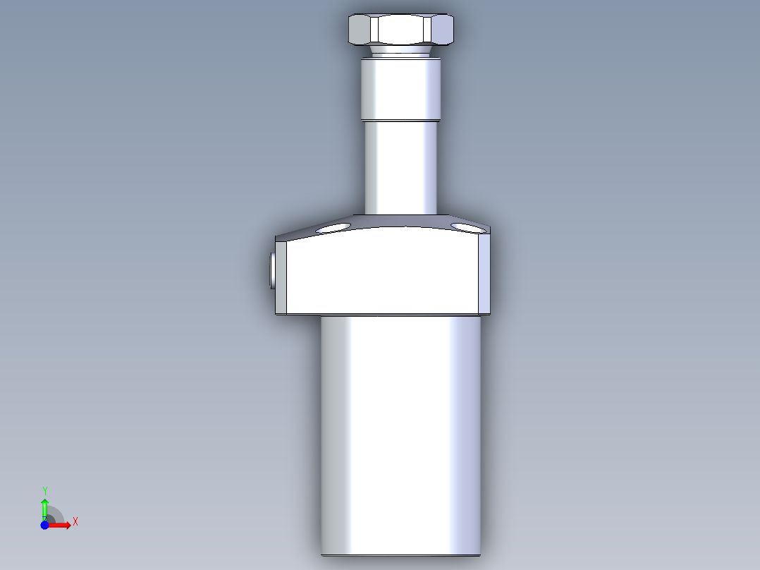 KOSMEKLHA0400-GL-Q15多系列多零件图纸模型前视图