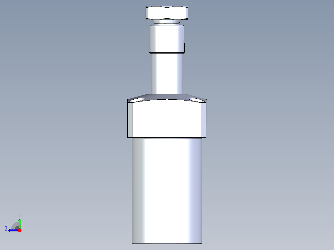 KOSMEKLHA0400-GL-Q15多系列多零件图纸模型右视图