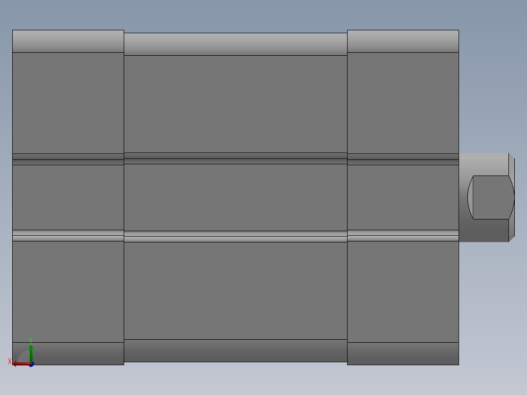 气缸ACE16X5S后视图