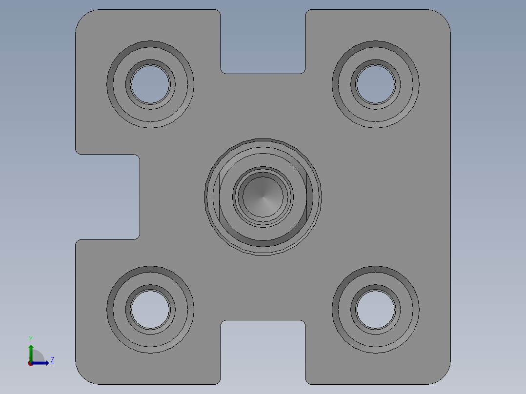 气缸ACE16X5S左视图