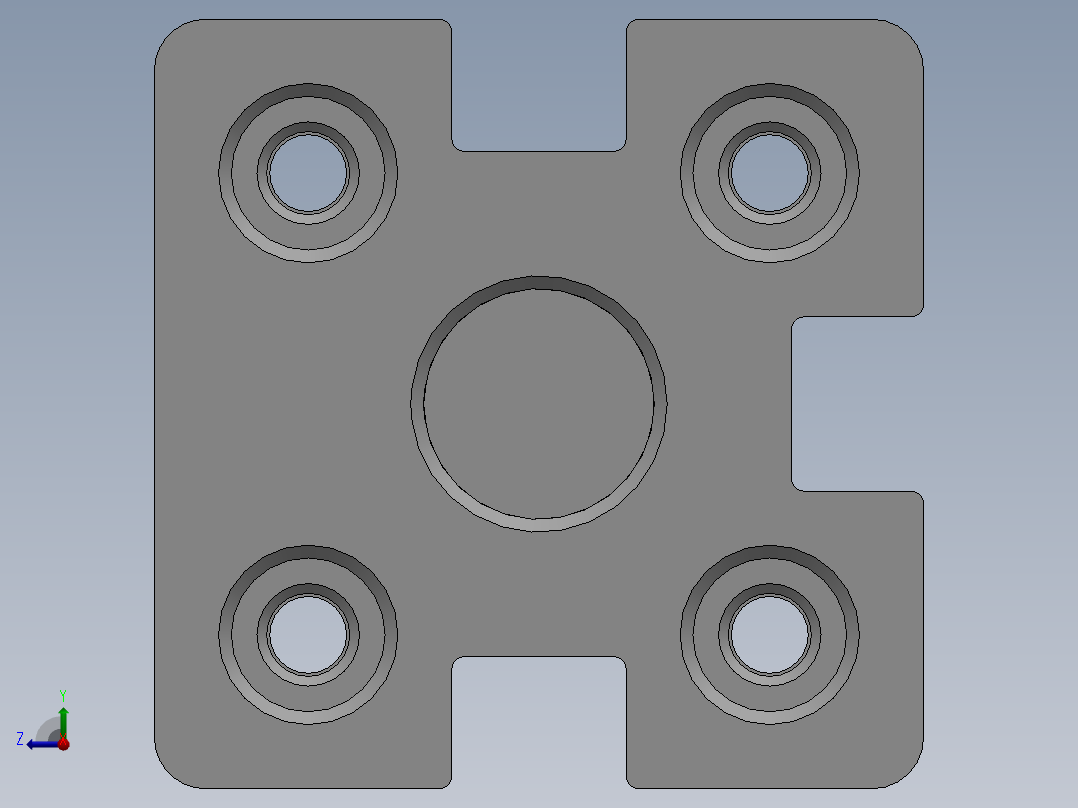 气缸ACE16X5S右视图