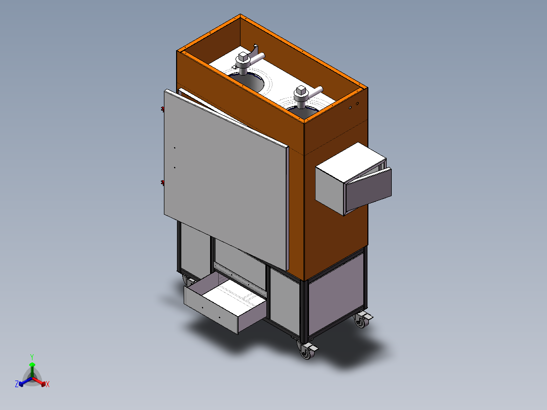 除尘正等轴测图