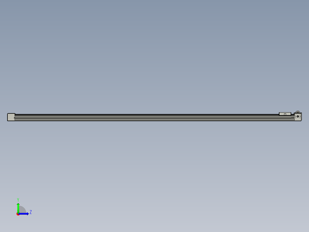 威洛博直线电机模组EB4-L80-S1950-L-57-MS3左视图