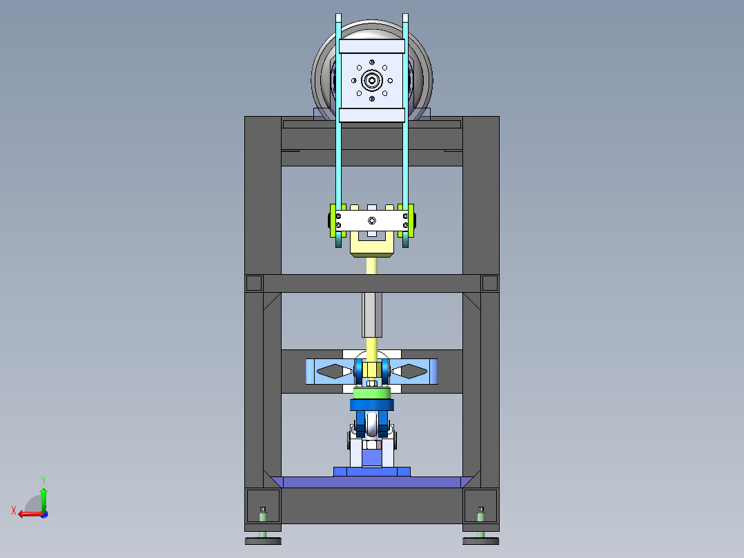 轮毂轴承疲劳强度寿命试验机100后视图