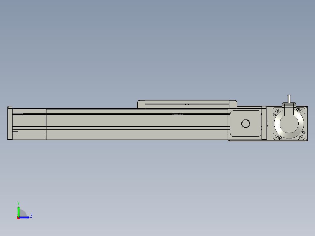 欧规系列-LB8-L75-S250-BL-ZP75-C3左视图