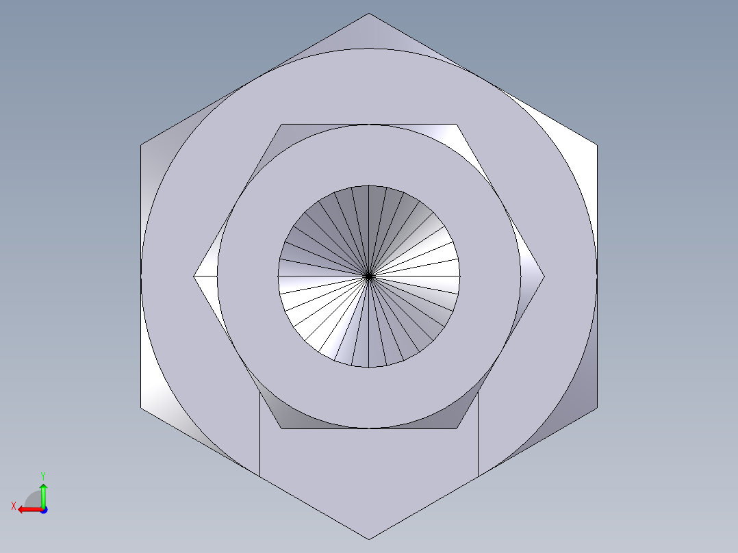 快速聯結器(A)2510-3D多系列多零件图纸模型后视图