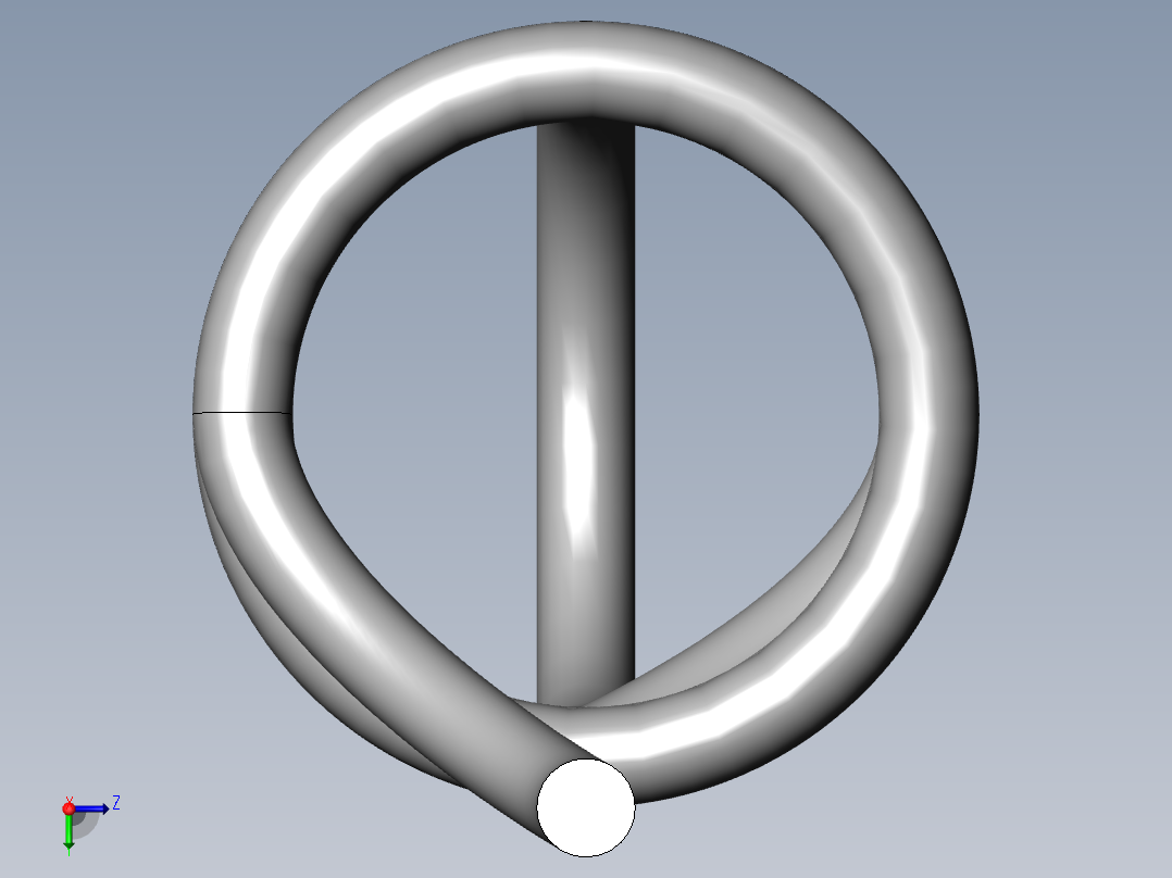 异形弹簧-9290K220_STEEL EXTENSION SPRING右视图