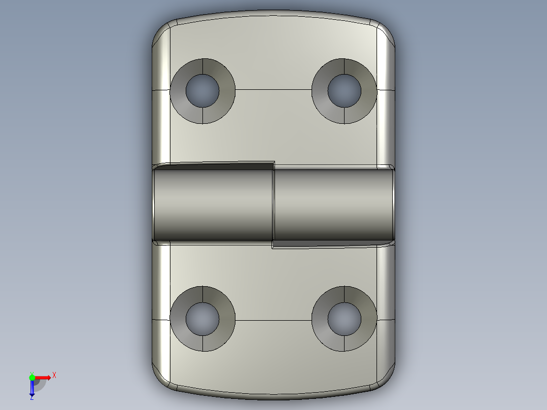 型材-KJN 40-40 DETACHABLE COMBI HINGE RIGHT 095K4040R00俯视图