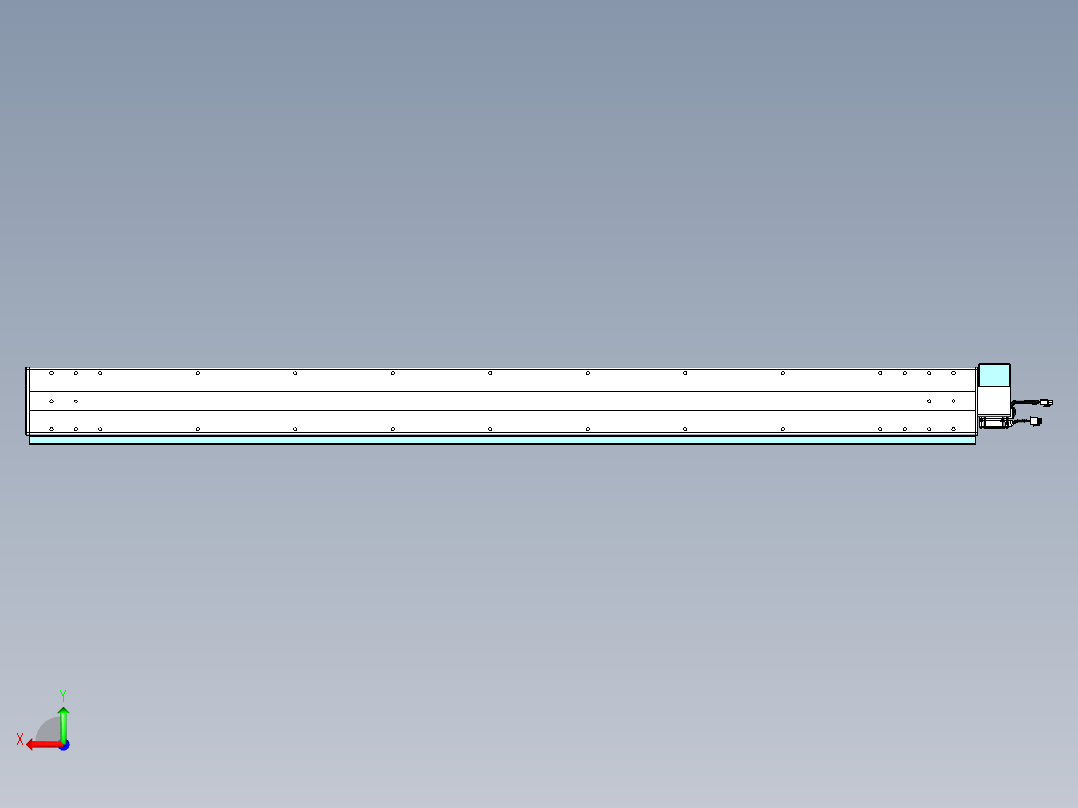 威洛博VBC同步带传动一无尘环境VBC14-L45-S1650-BRU-ZP40-C3后视图