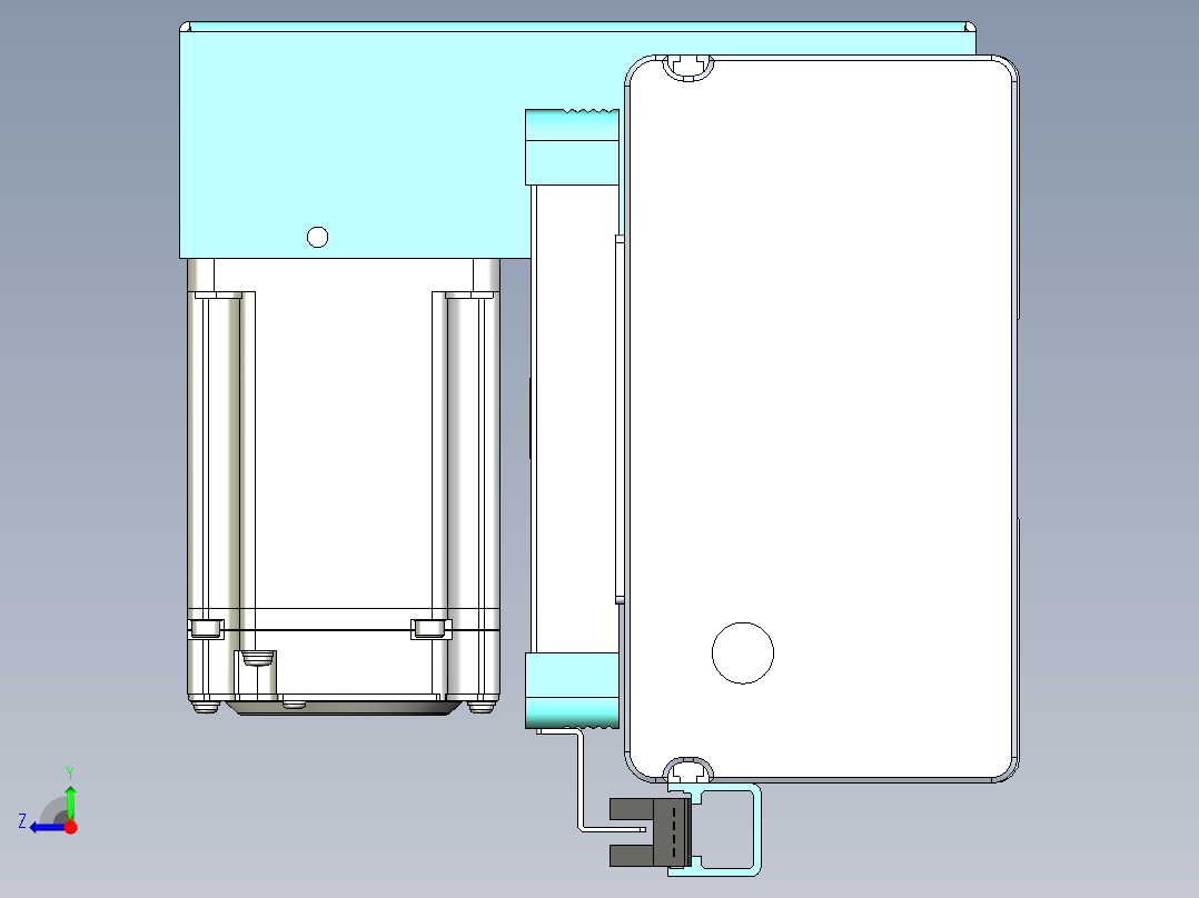 威洛博VBC同步带传动一无尘环境VBC14-L45-S1650-BRU-ZP40-C3右视图