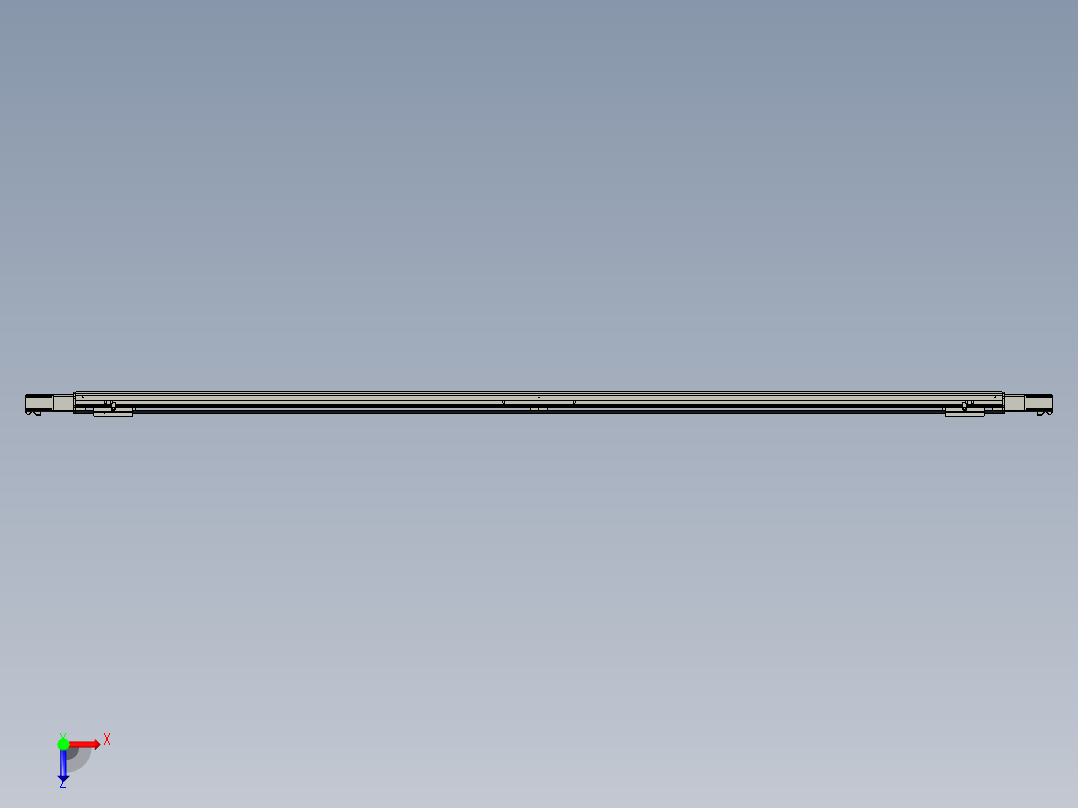 威洛博双电机滑台-VF14D2-S1400-BC-P40-C6俯视图