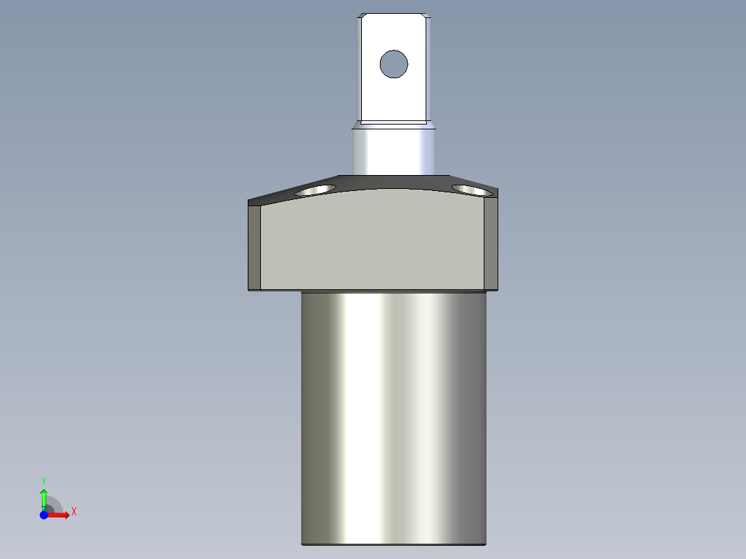 KOSMEKLHS0400-Sx-P多系列多零件图纸模型前视图
