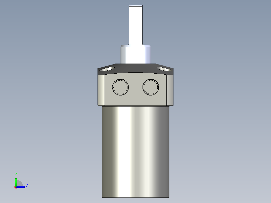 KOSMEKLHS0400-Sx-P多系列多零件图纸模型左视图