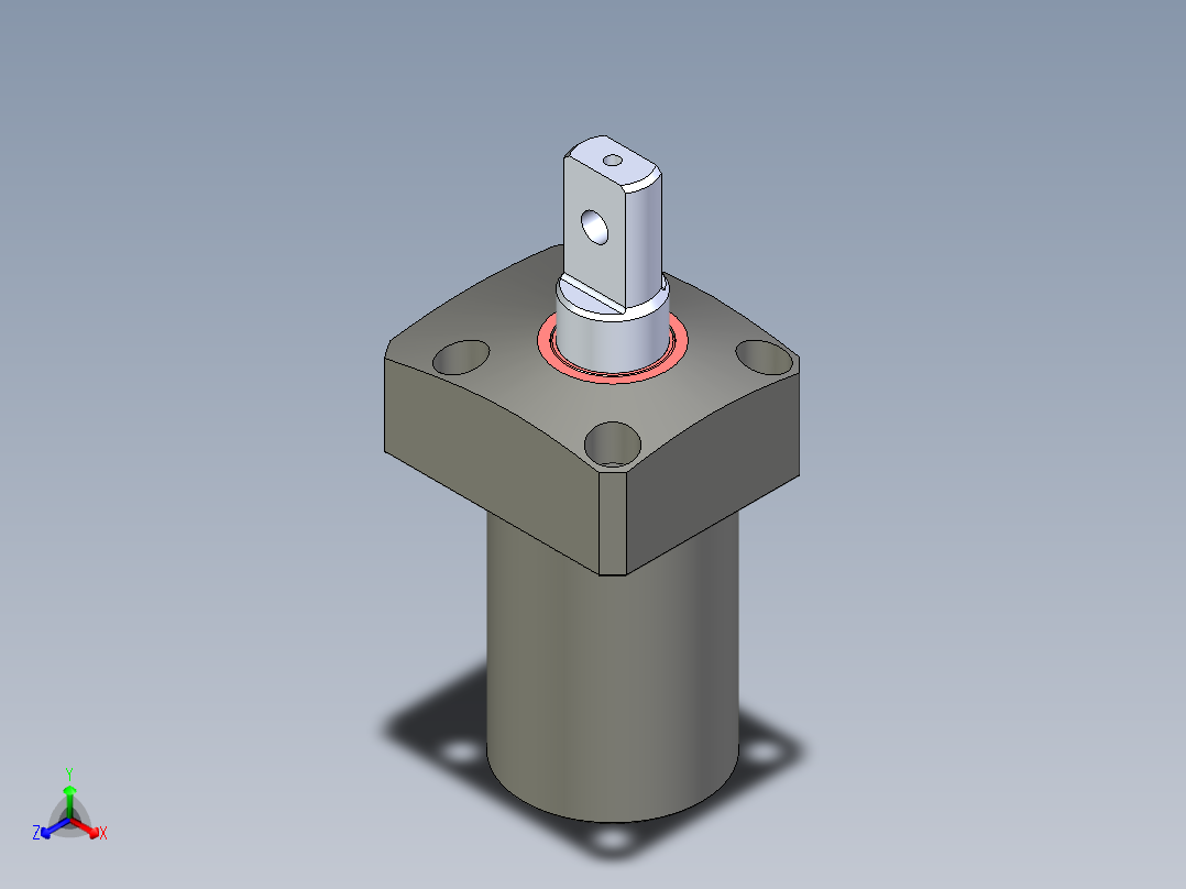 KOSMEKLHS0400-Sx-P多系列多零件图纸模型正等轴测图