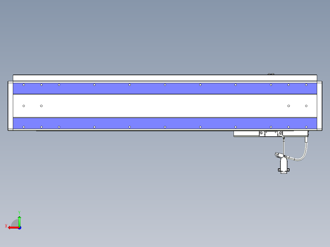 威洛博VL系列直线电机模组-VL14S3-S600后视图