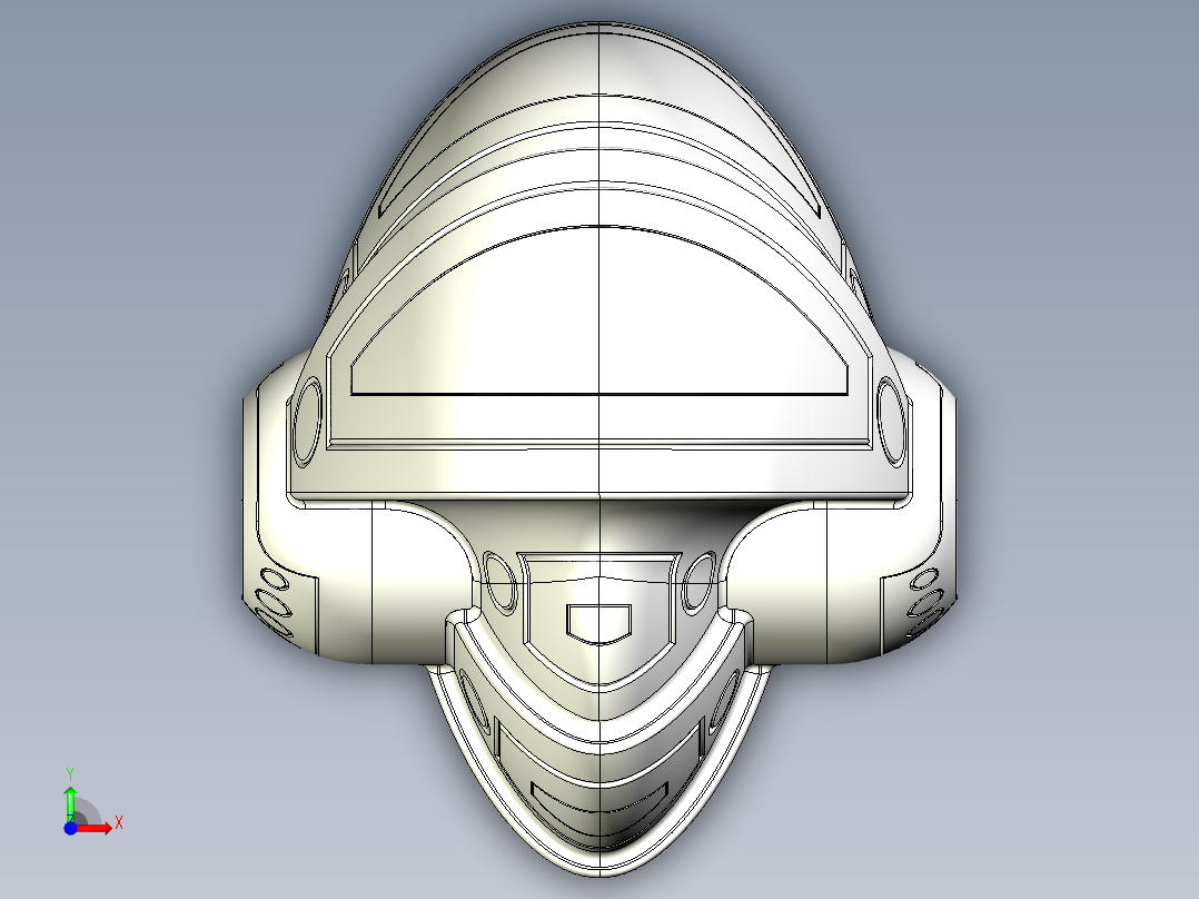 不明飞行物前视图