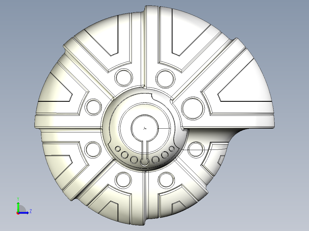不明飞行物左视图