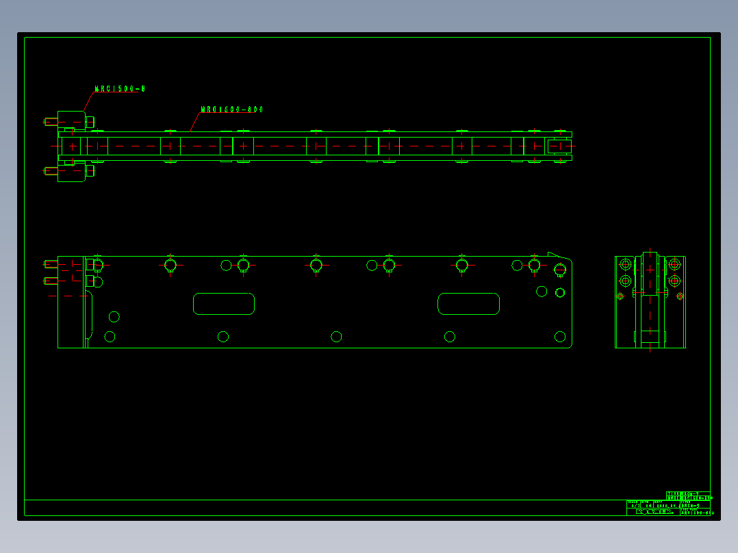 KOSMEKMRC1500-800多系列多零件图纸模型