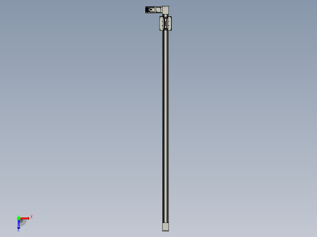 威洛博直线电机模组EB6-L140-S1800-L-P40-MS3俯视图