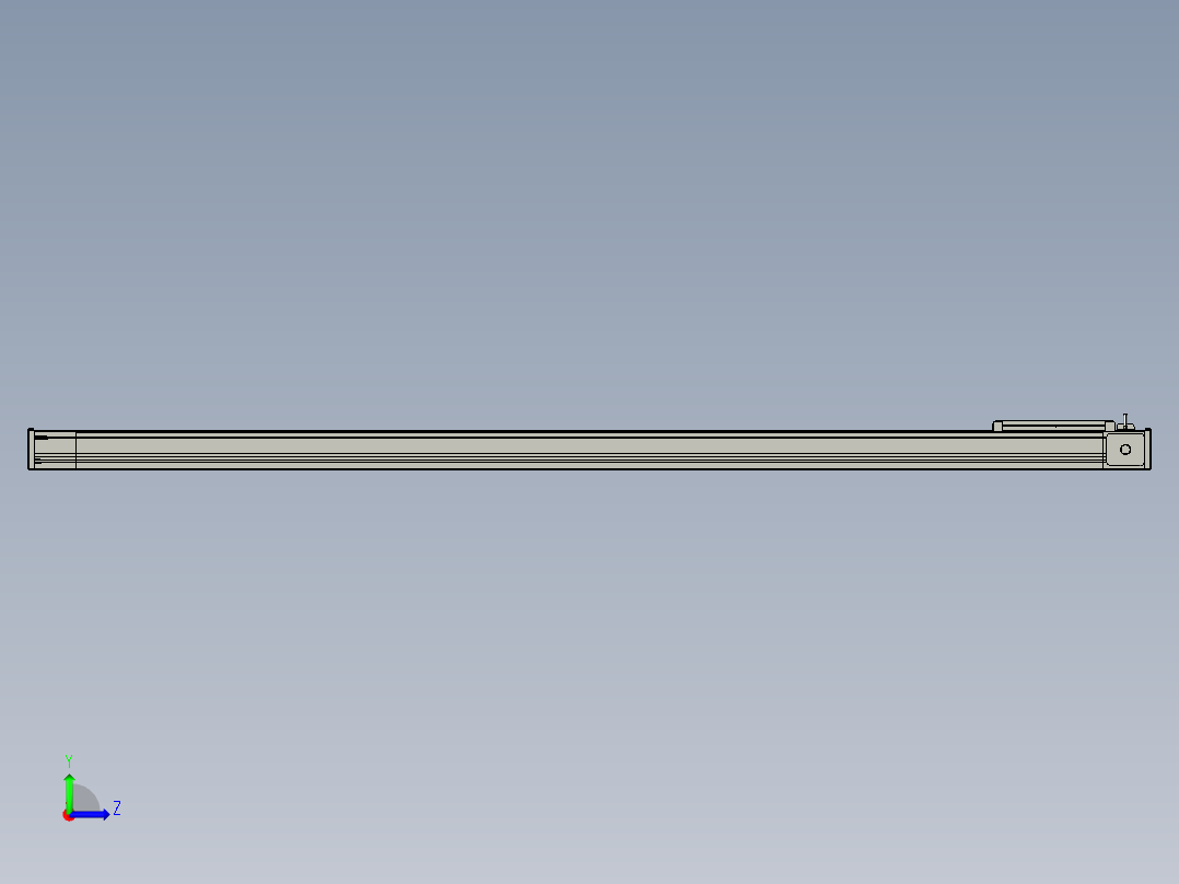 欧规系列-LB8-L150-S1900-BL-ZP75-C3左视图