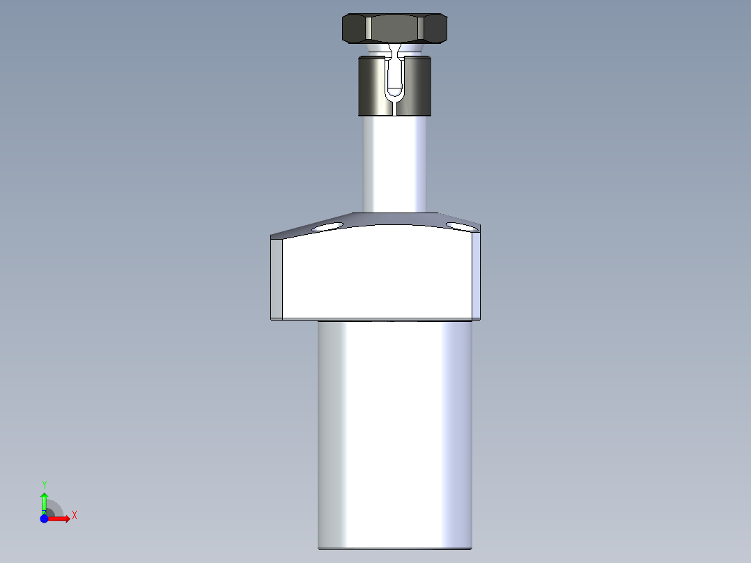 KOSMEKLHA0360-SR-Q15_R01多系列多零件图纸模型前视图