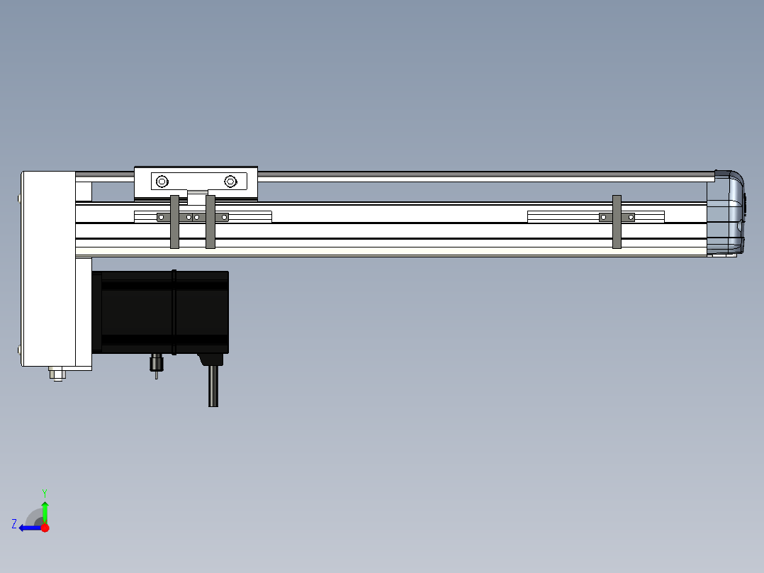 Toyo东佑达直线模组-ETH10-300-BM-200W右视图