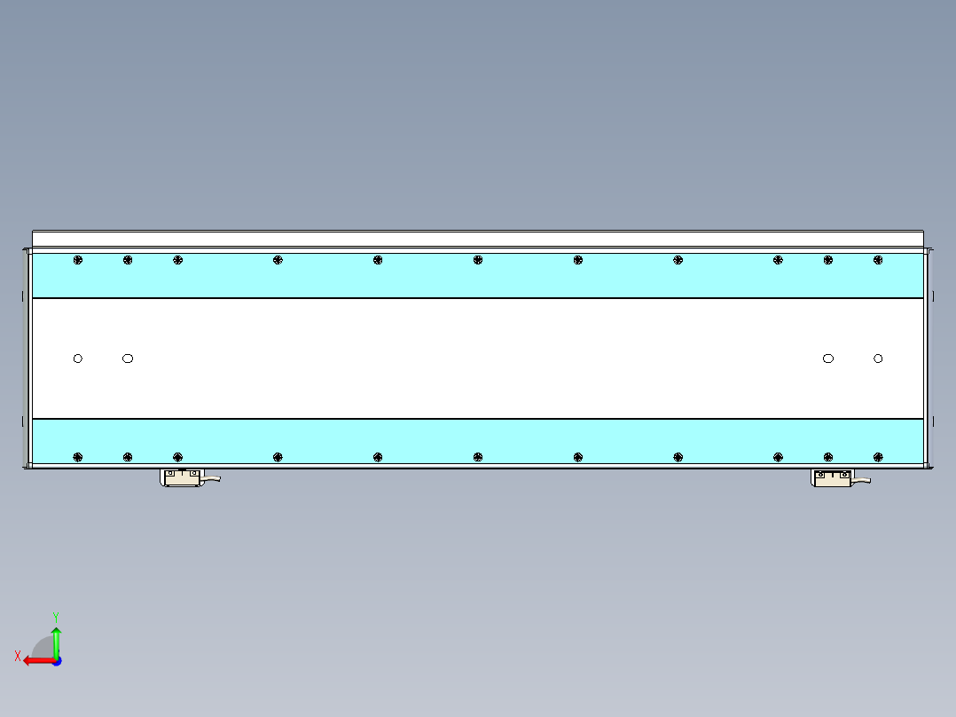 威洛博LC系列3d模型模组2LC22H2Y-S400后视图