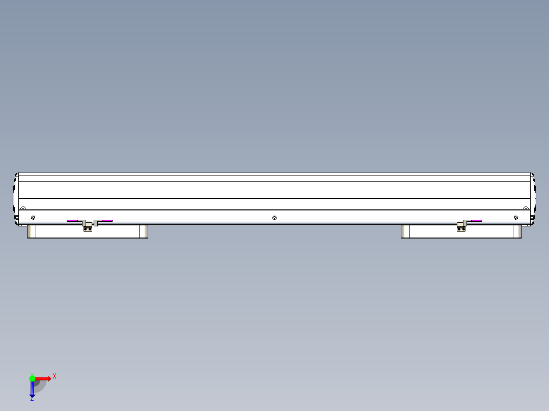 威洛博LC系列3d模型模组2LC22H2Y-S400俯视图