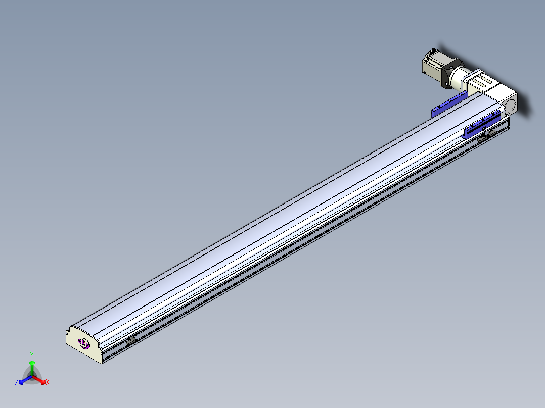 同步带滑台-半封闭B17-L100-S1650-L-P75-D3-N3