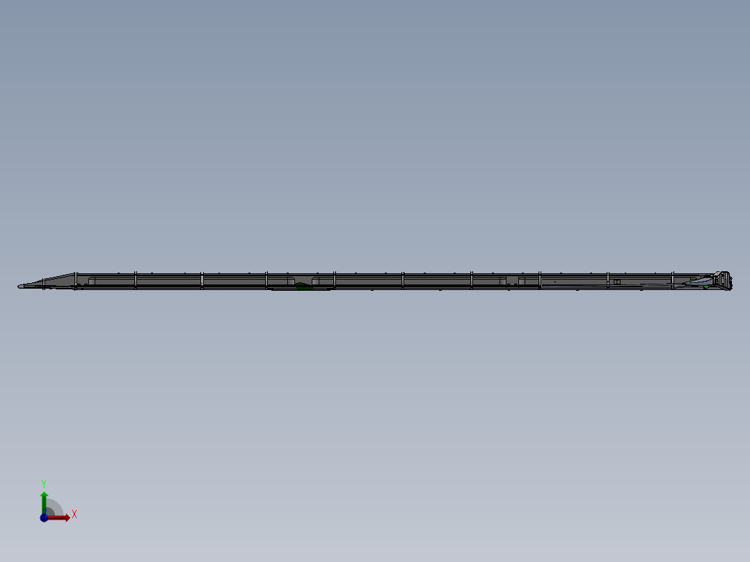 虎蛾上左舷翼前视图