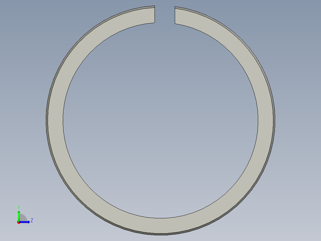 SKF轴承配件退卸套3D模型IGS格式左视图