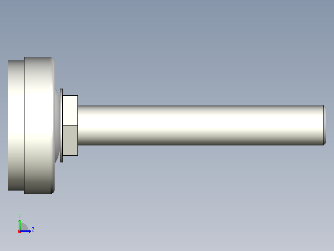 固定腳座5548-3D多系列多零件图纸模型左视图