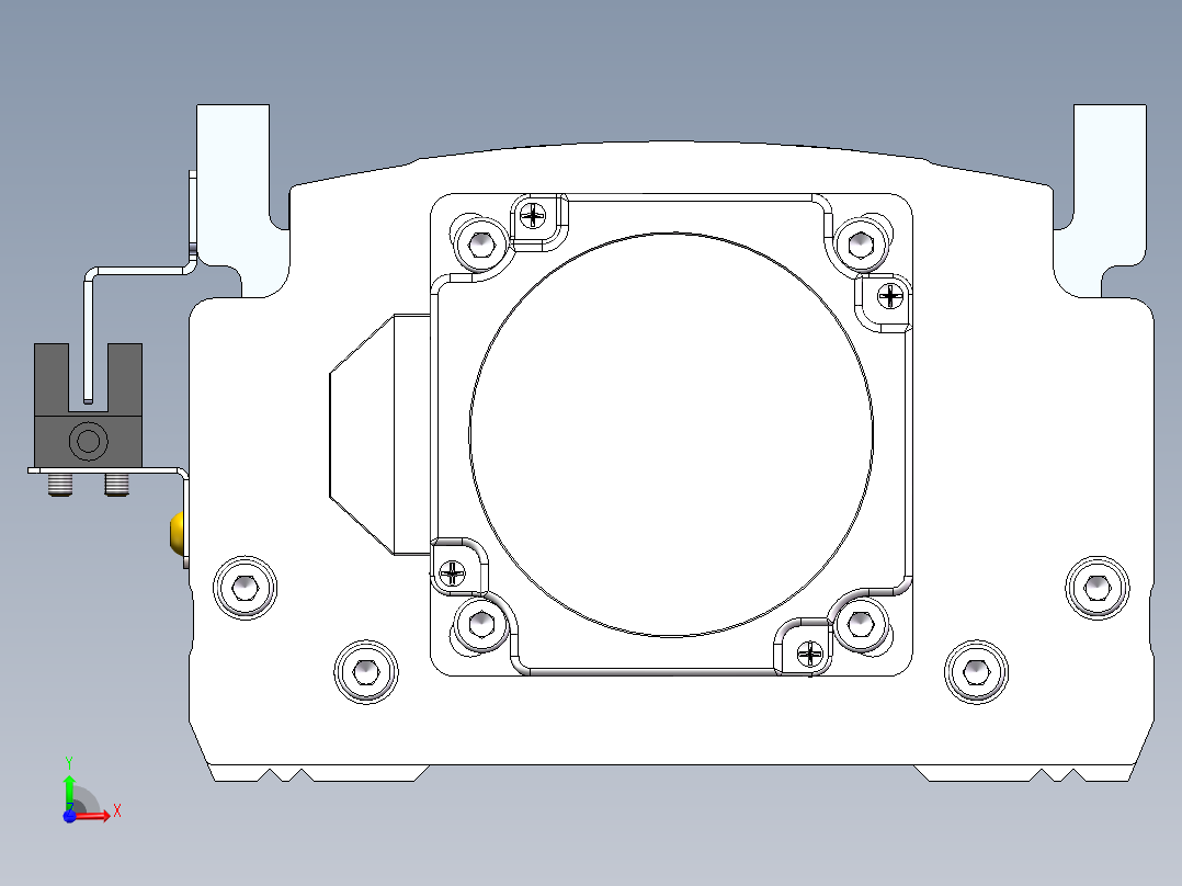 MTH丝杆半封闭模组MT120BS-BC-60前视图