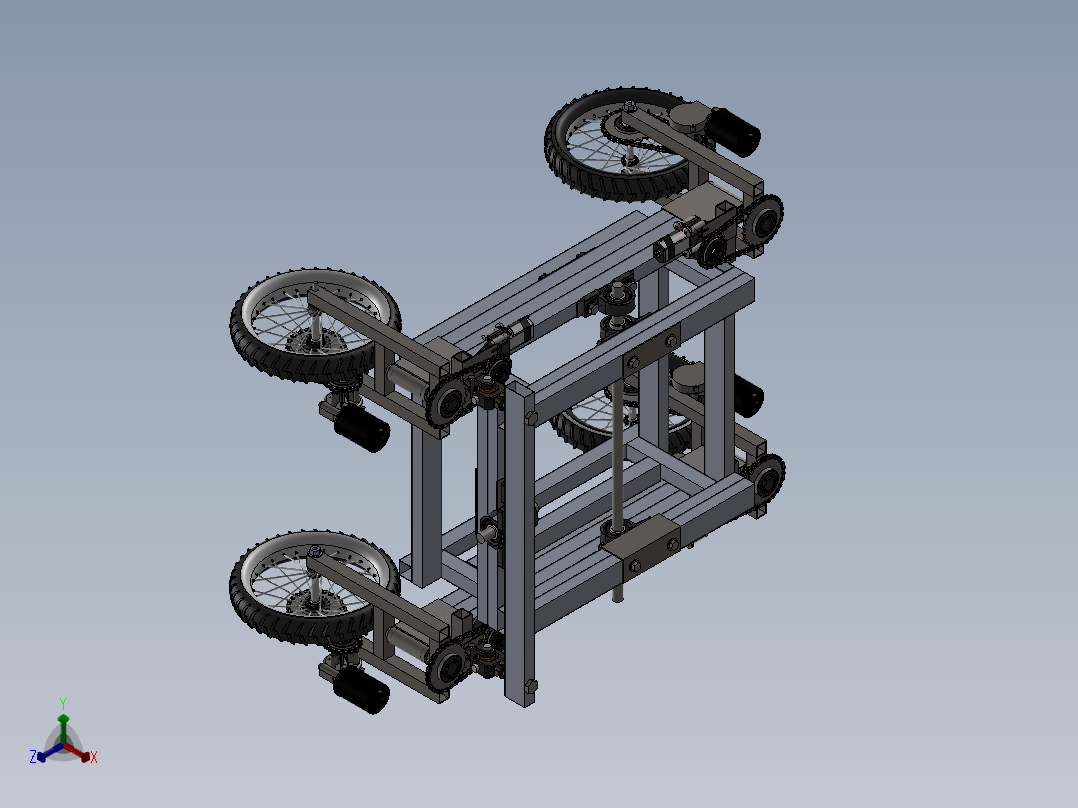 无人机器人 (14)正等轴测图