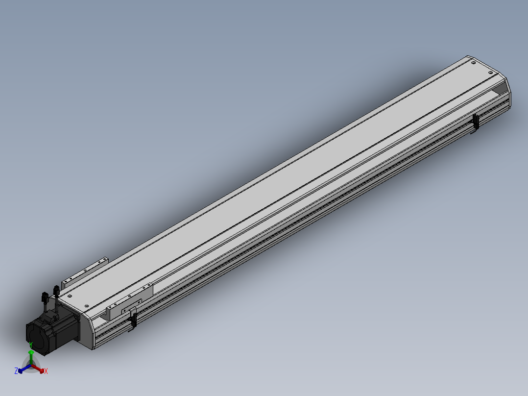 精密模组MY170-T10-1200L-BC-P75B-C4-C正等轴测图
