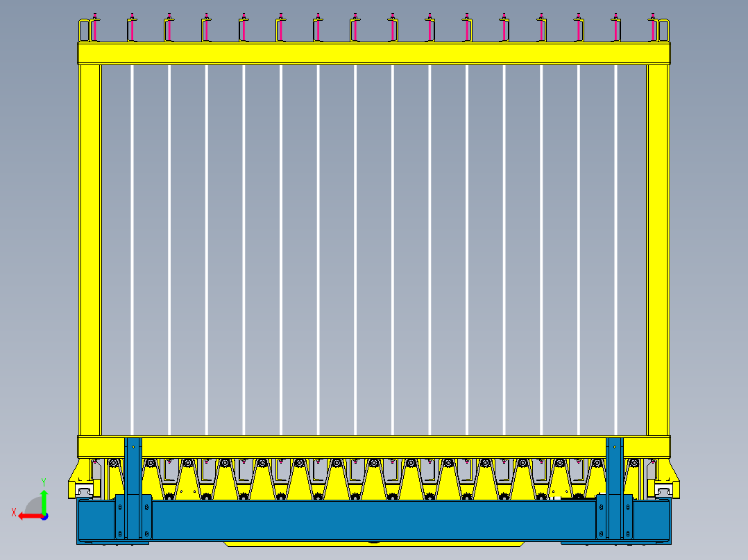 玻璃理片机sw20可编辑后视图