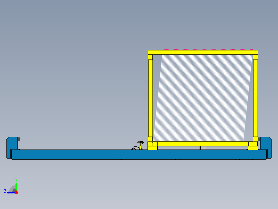 玻璃理片机sw20可编辑右视图