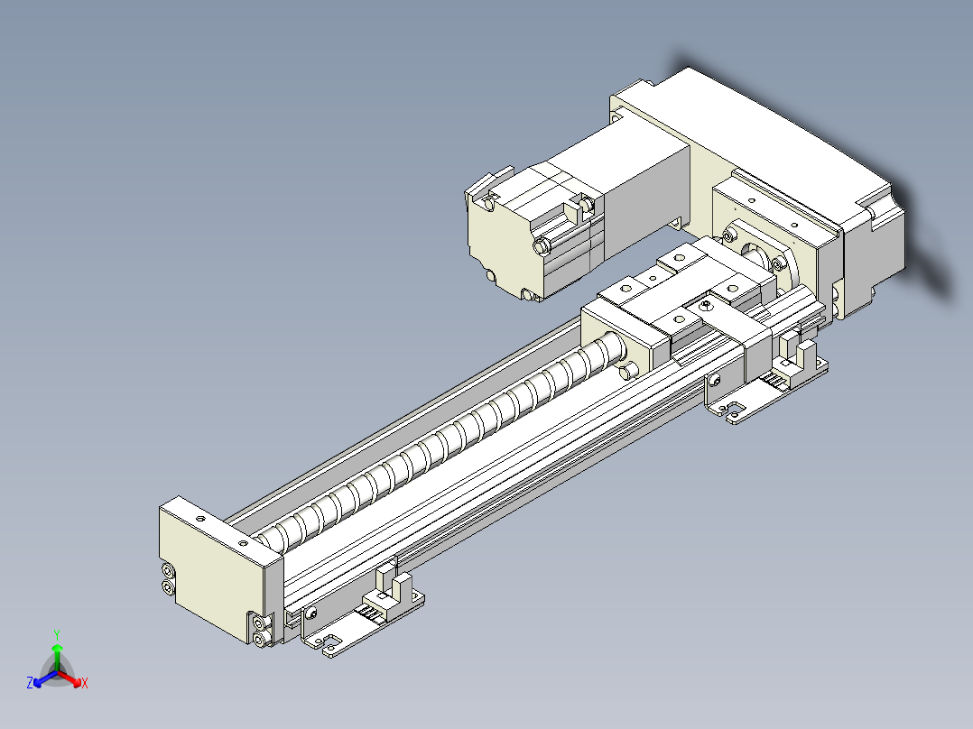 钢基模组-TPA-KSR-6005C-300A1-ML-H1S2正等轴测图