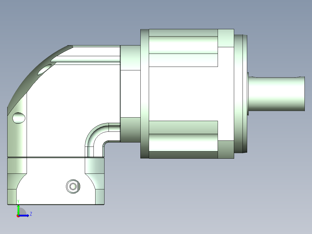 直齿ZPLX120-L2 19-70-90-M5.stp左视图