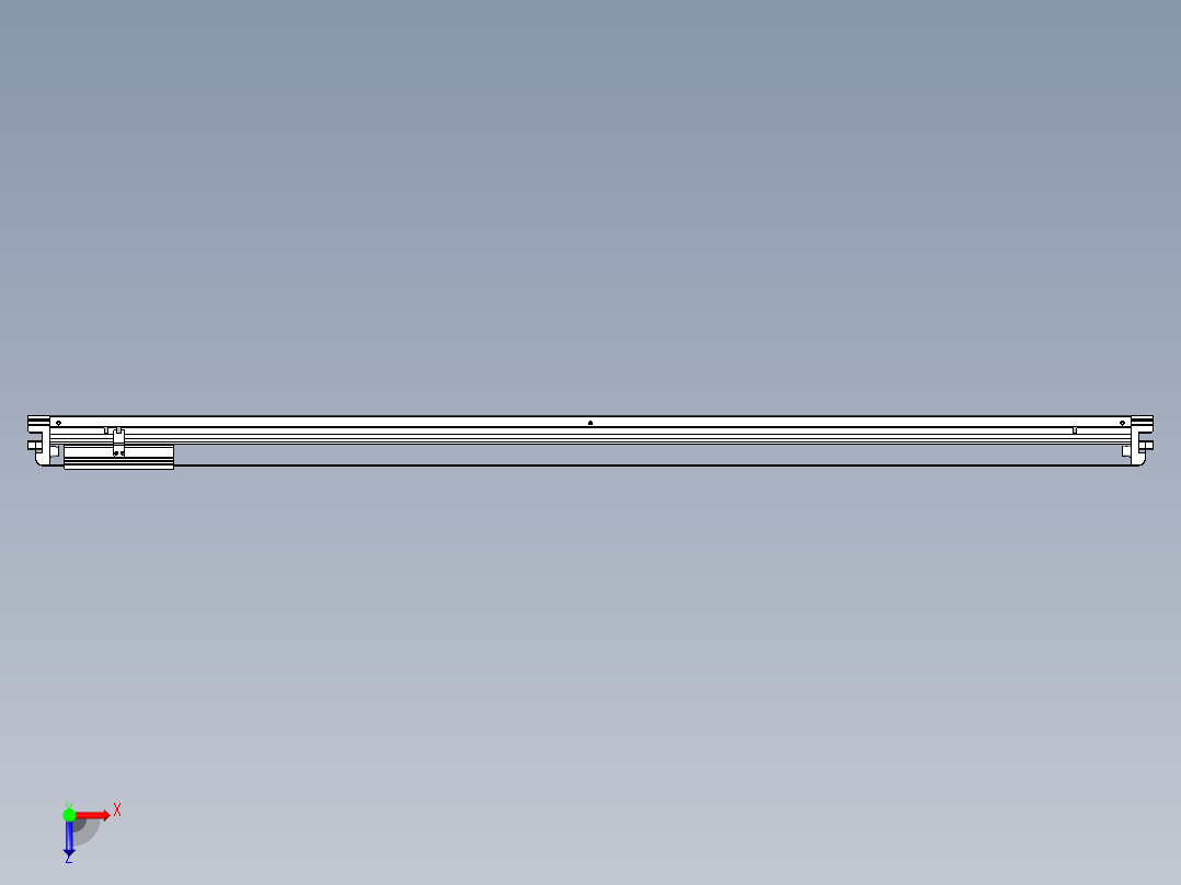威洛博VL系列3d模型模组VL17E2Y-S1550俯视图