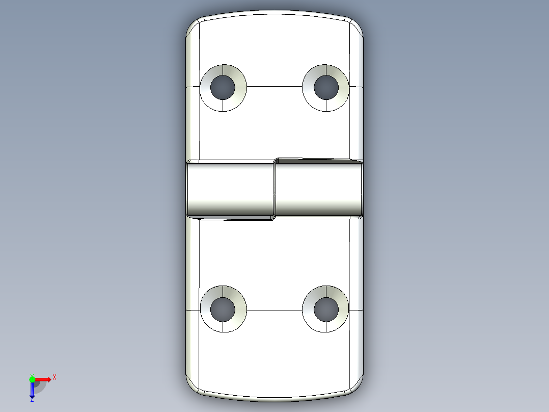 型材-KJN 50-60 DETACHABLE COMBI HINGE LEFT 095K5060L00俯视图