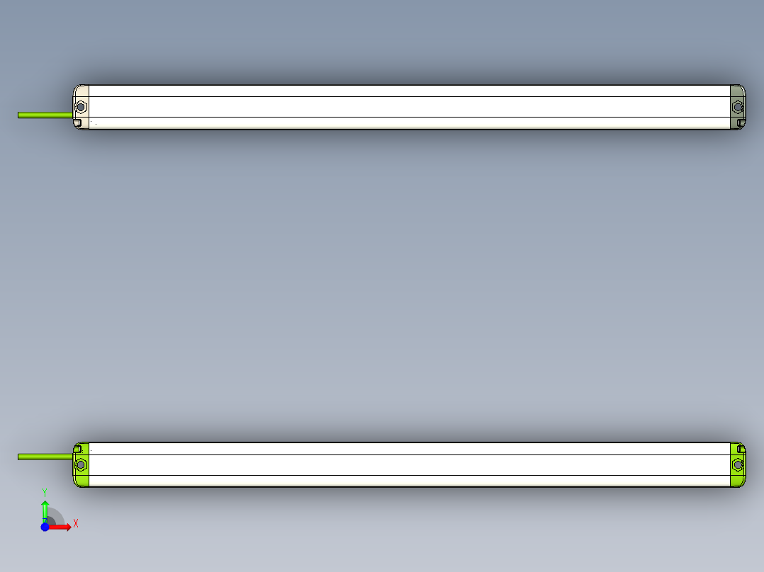安全_区域传感器H2TLS4010_3D前视图